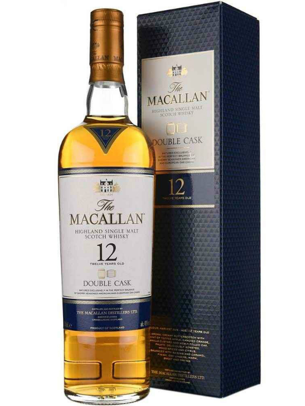 Alcohol 12. Макаллан Дабл Каск 12 лет 0.7. Виски the Macallan Double Cask. Macallan 12 Double Cask 0.5. Виски шотландский односолодовый Макаллан Дабл.